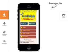 Tablet Screenshot of diautorepair.com